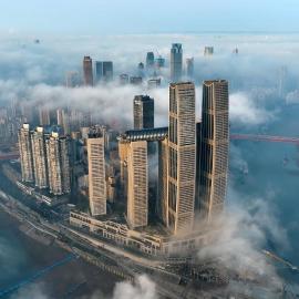 Chongqing MC Maiyue High-Altitude River View Hotel,50m to 2 Rails-Top-Floor 44th-49th Riverfront Rooms,Panoramic Views Day And Night, מלון בצ'ונגצ'ינג