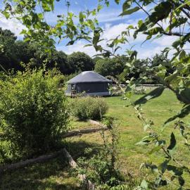 Yourte Castanea Insolite Val de Loire proche Langeais & Châteaux, hotell sihtkohas Continvoir