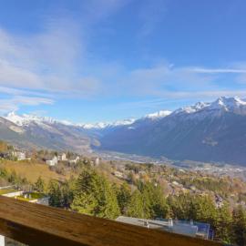 Pied-à-terre in Crans-Montana, pool and view - Swiss Alps