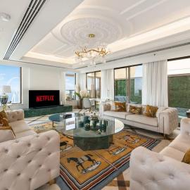 FAM Living- Luxe Penthouse in JBR Marina - Panaromic Sea View, hótel í Dúbaí