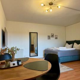 Modernes Studio No 3 mit Küche und Terrasse in Fulda
