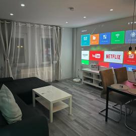 Stylish Home Theater Apartment 3