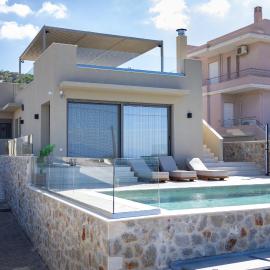 Ammos Luxury Villas Salamina, hotell sihtkohas Aiándion