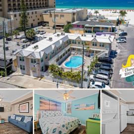 Beach Condo, Heated Pool, Steps to Sand, Clearwater Beach Suites 205