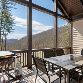 Valley View C - Mountain Retreat, Cozy Balcony, and Grill