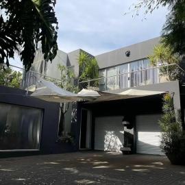 Modern studio apartment with solar