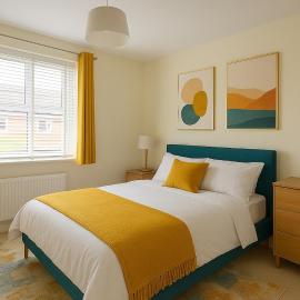 Stylish 2-Bedrooms - Perfect for Contractors, Families, and Groups - Guest 4 - Speedy WiFI, hotel a Kempston