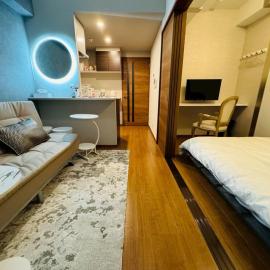 LuxurySweet博多駅南61 最大3,4人 博多駅車で5分 新築 条件付ペット宿泊可