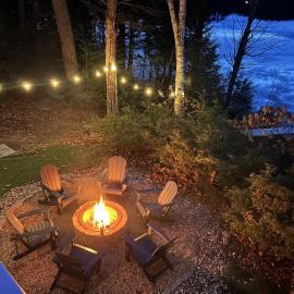 Private Family Lakefront w Firepit Sunset Views