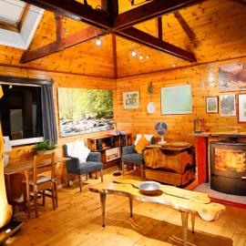 Vintage chalet in a very beautiful landscape