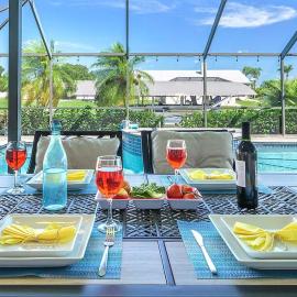 Island Time-Gulf Access Pool Villa with 3 King Beds