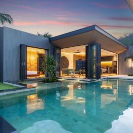 Cocoon Villa 5 - Luxurious 3BR Pool Retreat near Naithon Beach