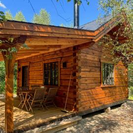 Authentic Log Cabin In Forest Near Ejstrupholm