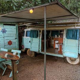 Quinta do Vale - Kombi Home: Lago, escorrega, cascata, piscina, fogo de chão