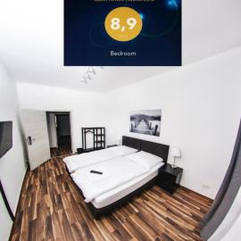 Bedroom, hotel in Nuremberg
