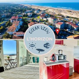SEA view from BED 100M Beach, Free Parking, Surf, hotel in Seignosse