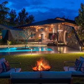 StayVista at Prana Zen House with Pool and BBQ