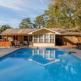 Savannah Getaway with Private Pool, Porch & Deck