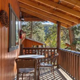 Cabin 5- Private Cabin w King bed kitchen porch, hotel in Estes Park