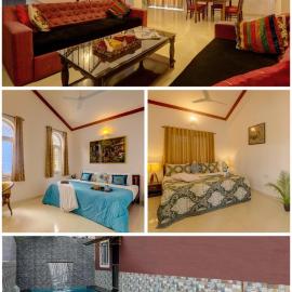 Ludo Private Pool Villa, WiFi-Caretaker-Parking, North Goa, Hotel in Baga