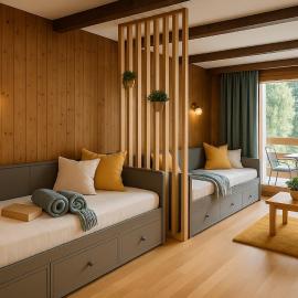 Studio alpin & central Ovronnaz avec parking, hotell i Leytron