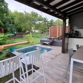 Rêve créole "villa Claire" mer plage mini piscine