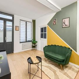 T2 rénové avec terrasse, spa et charme central, hotell sihtkohas Limoges