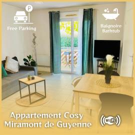 T2 Cosy, résidence sécurisée, parking privé, Hotel in Miramont-de-Guyenne