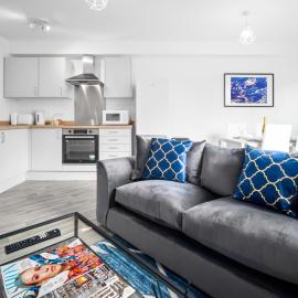 Stylish 2Bed Apartment - Parking - Smart TV - Wi-Fi Netflix 52C, hotel a Sleightholme