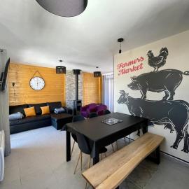 Duplex 8 couchages, vue montagne, jardin cheminée, hotel a Formiguères
