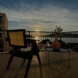 Azure Horizons - Seaside Retreat with Sea View, hotel in Kumbor