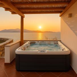 Naxian Sky Villa - Aegean Sunset Hilltop Bliss