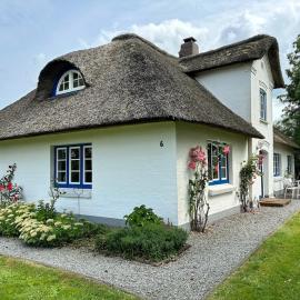 Deichgut gemütliches Reetdachhaus nahe St Peter-Ording