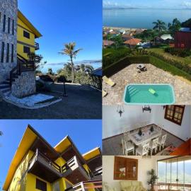 Casa completa com vista para o mar e piscina privativa