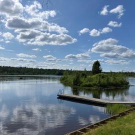 Idyllic vacation home with lakeview, ξενοδοχείο σε Grönskåra