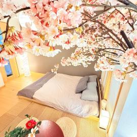 AYA Funabashi#104 Enjoy the cherry blossoms in full bloom, Tatami experience, Funabashi station near by, Many restaurants & shops, Kid, Long term, Direct airport access, Messe, Disney, Cozy