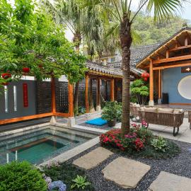 Music Village - Ancient Courtyard Resort with Garden Cafe - Designed by a South African architect - Golden Dragon Parade