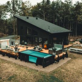Two Zen Houses 3 & 6 - Villas and Spas, hotelli kohteessa Morin Heights