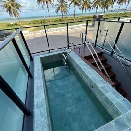 Melhores Flats - Piscina privativa, frente ao mar
