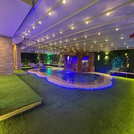 7 BR Private Entire Smart House with Heated Pool, Waterfall, Garden