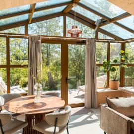 Duurzame Large Greenhouse met kasgevel