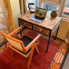 Bedroom with Balcony and Boudha Stupa View