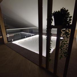 Le Perchoir de Linas, filet suspendu, appartement cosy