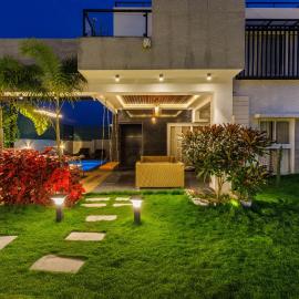 Sapphire Garden Villa by StayJade3BHKPoolBlr, hotel i Hosur