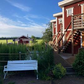 Nossebro में, होटल Madam Blås mysiga stugor med vedeldad bastu och badtunna
