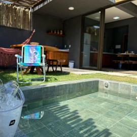 MHV Milagres - Studio Guadalupe 07, Quarto & Sala com Piscina Privativa a poucos metros da Praia do Marceneiro