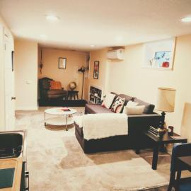 Sweet Beech St Retreat-Basement Apt