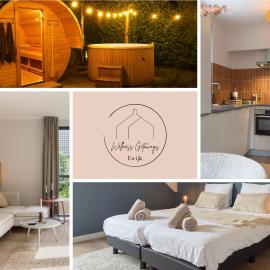 6-p Wellnesshuisje met sauna/hottub bij Nijmegen, hotel in Ewijk