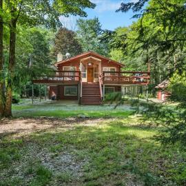 Summer Chalet I EV Charger Sauna I Hot Tub I Movie Room & Firepit I PET Friendly, hotel u gradu Blakeslee