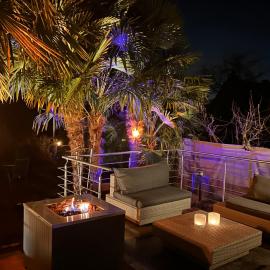 Sonnendeck - Wellness Whirlpool Garden & Grill,125qm, viešbutis mieste Mėrbušas